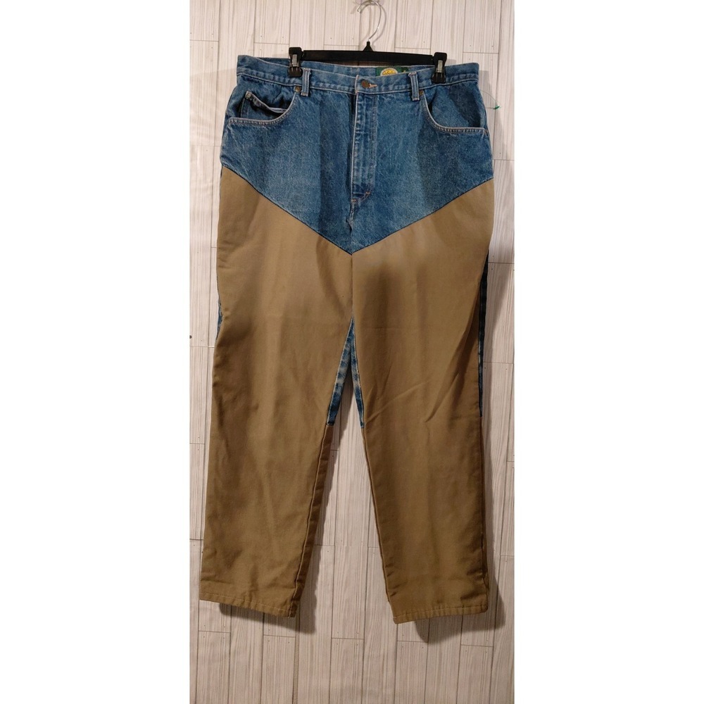 vintage workwear Cabela's Roughneck Upland Jeans heavyweight utilitarian Sz 38R